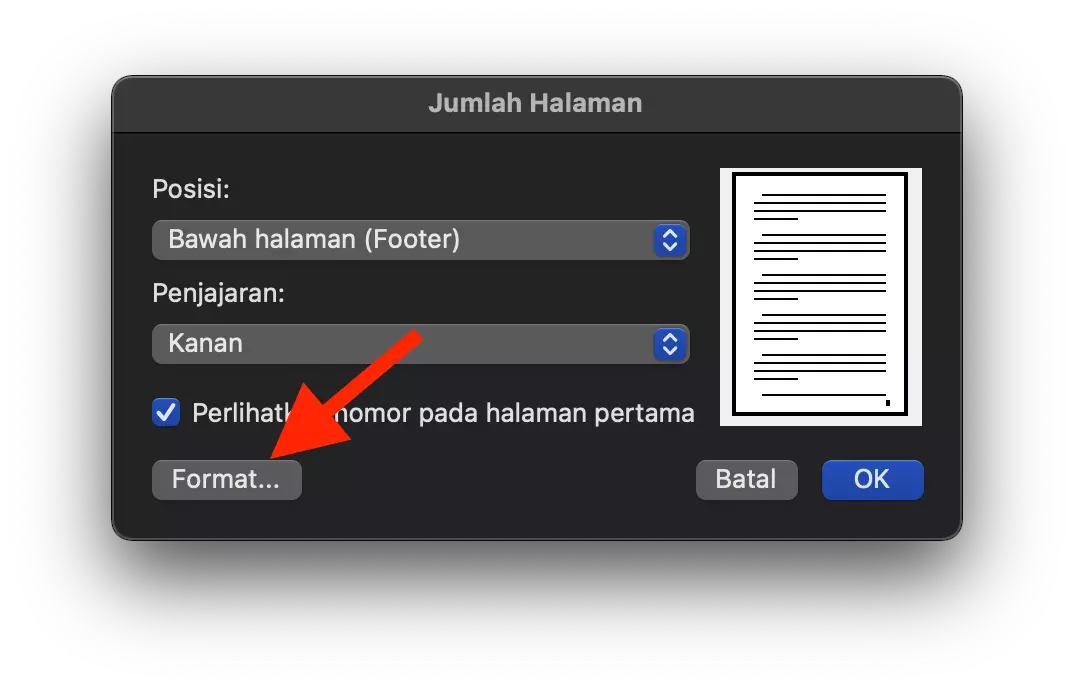 Cara Membuat Nomor Halaman di Microsoft Word by Androbuntu 6