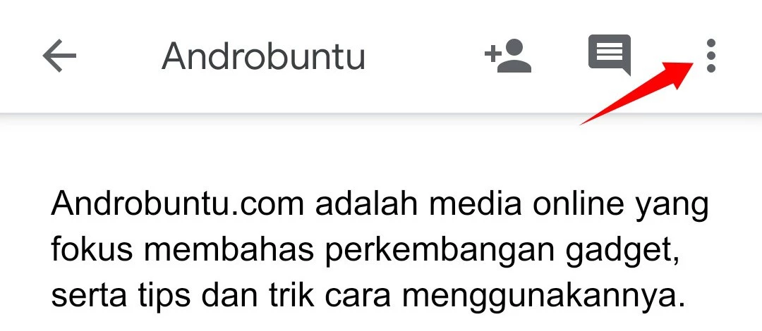 Cara Mengetahui Jumlah Kata di Google Docs by Androbuntu 5