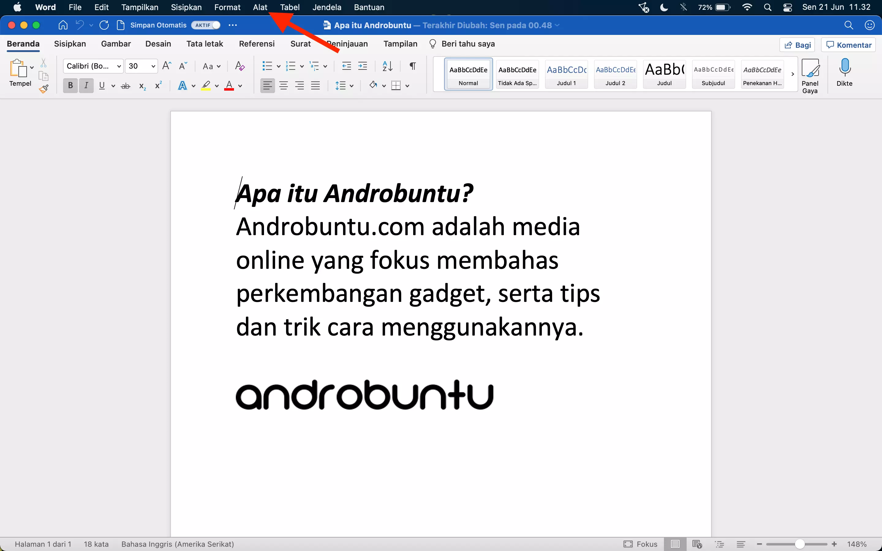 Cara Menggabungkan Dokumen di Microsoft Word by Androbuntu 1
