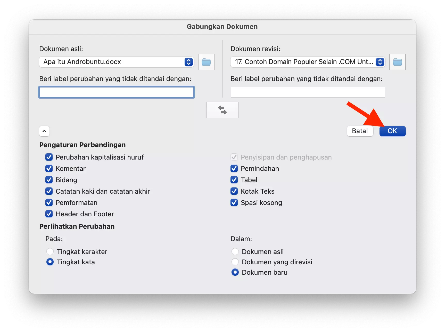 Cara Menggabungkan Dokumen di Microsoft Word by Androbuntu 4