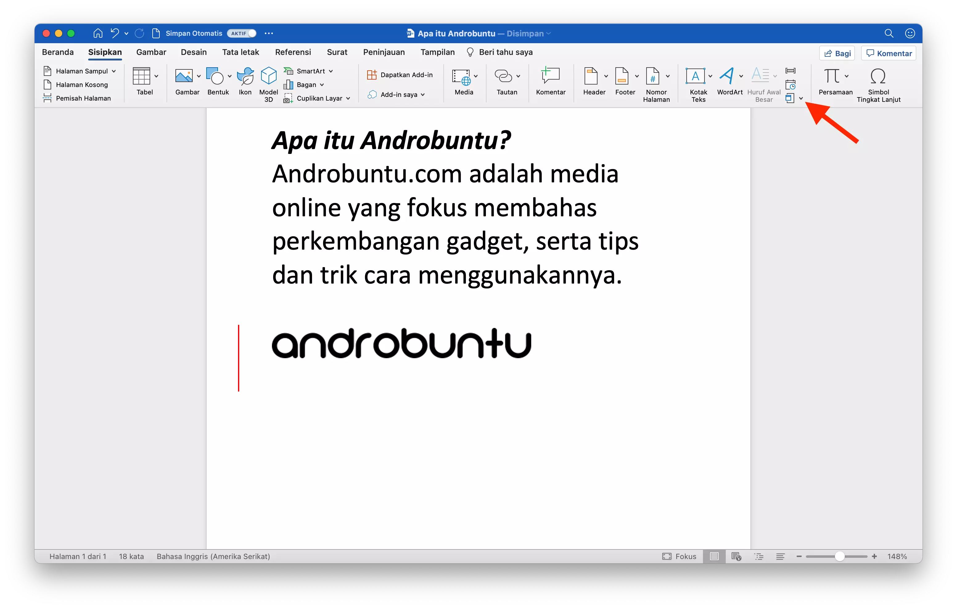 Cara Menggabungkan Dokumen di Microsoft Word by Androbuntu 8