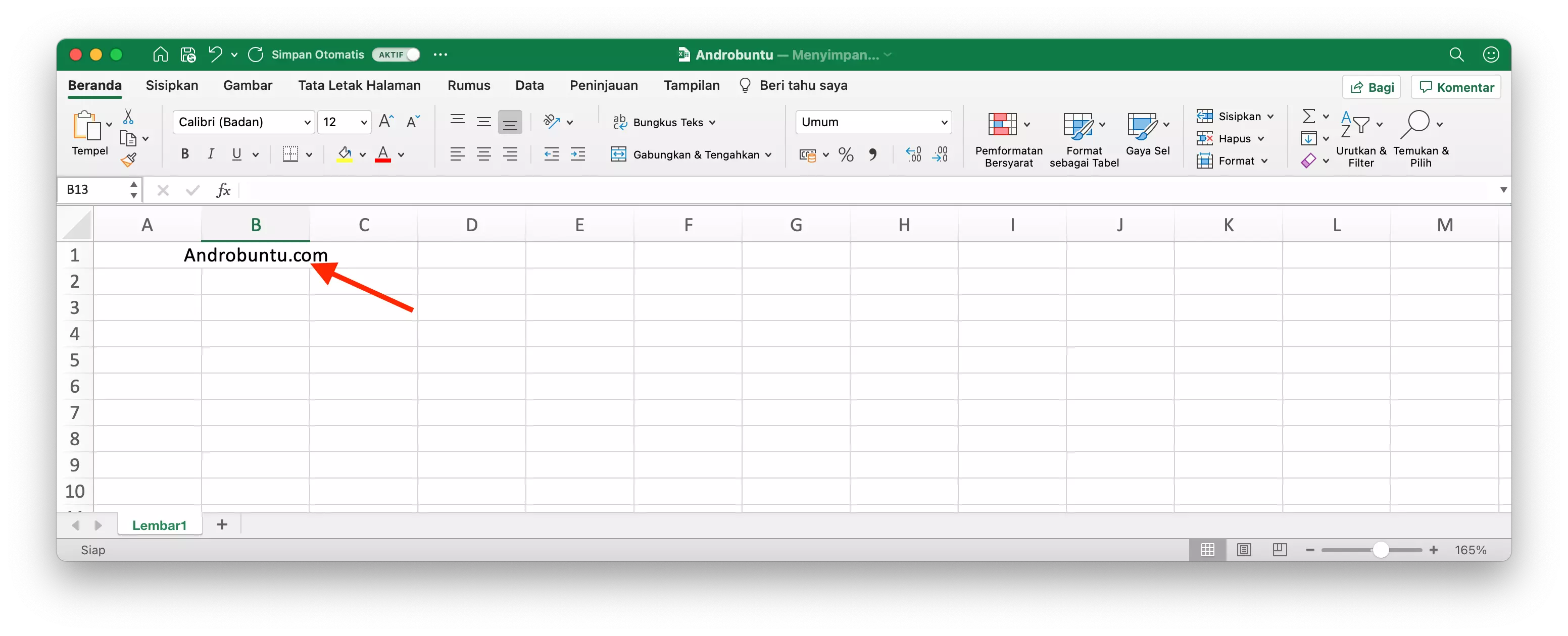 Cara Menggabungkan dan Memisahkan Sel di Microsoft Excel by Androbuntu 4