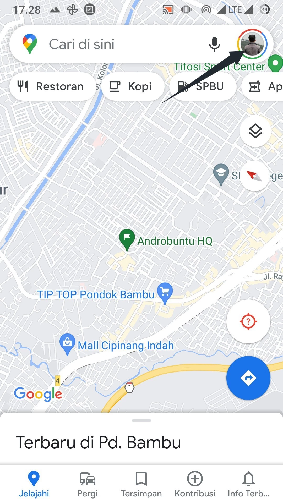 Cara Menggunakan Google Maps dalam Mode Incognito by Androbuntu 1