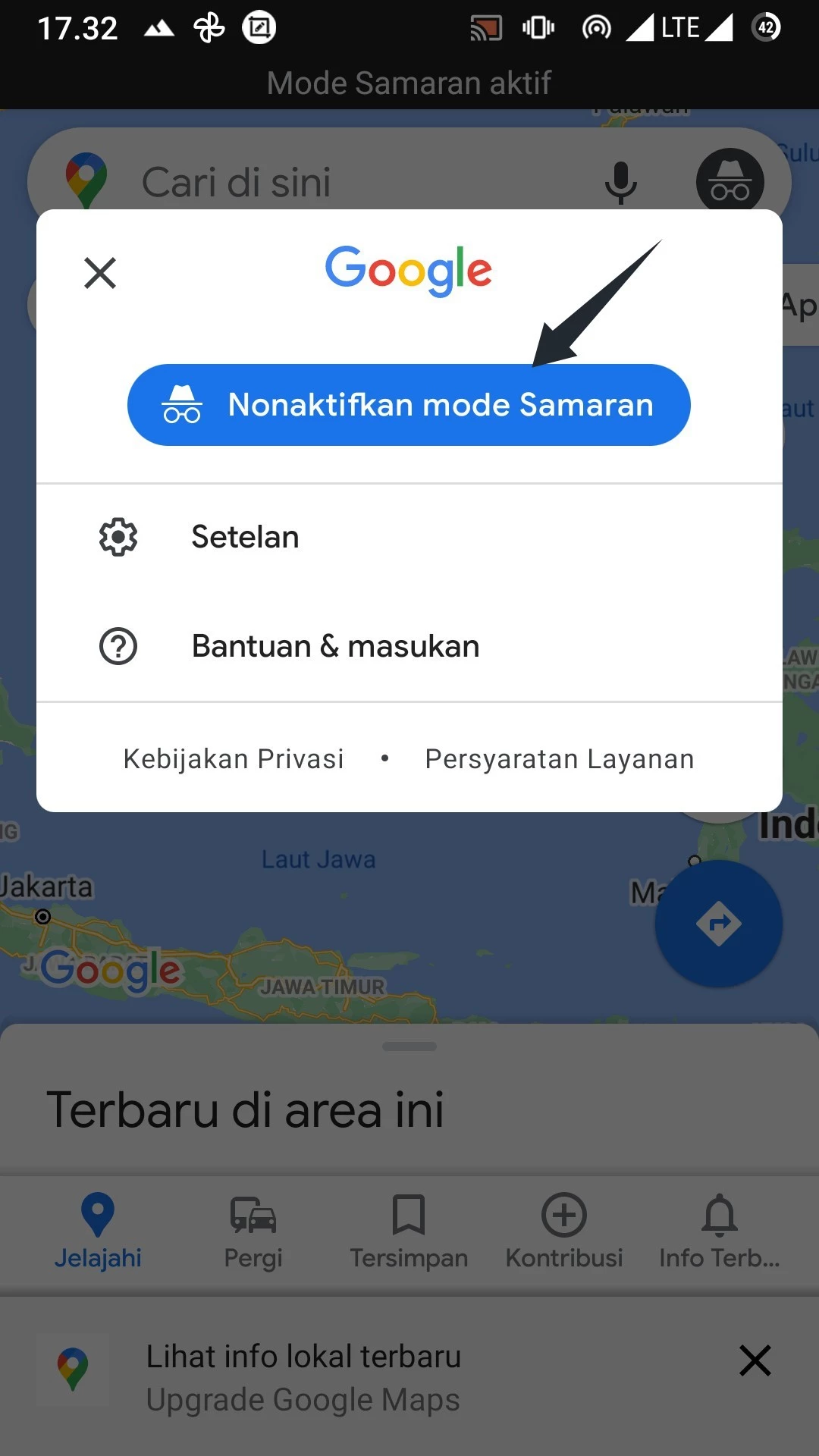 Cara Menggunakan Google Maps dalam Mode Incognito by Androbuntu 5
