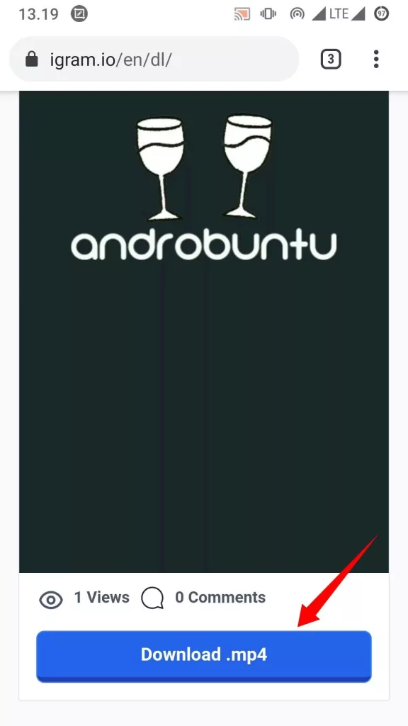 Cara Download Video Reels Instagram by Androbuntu 8