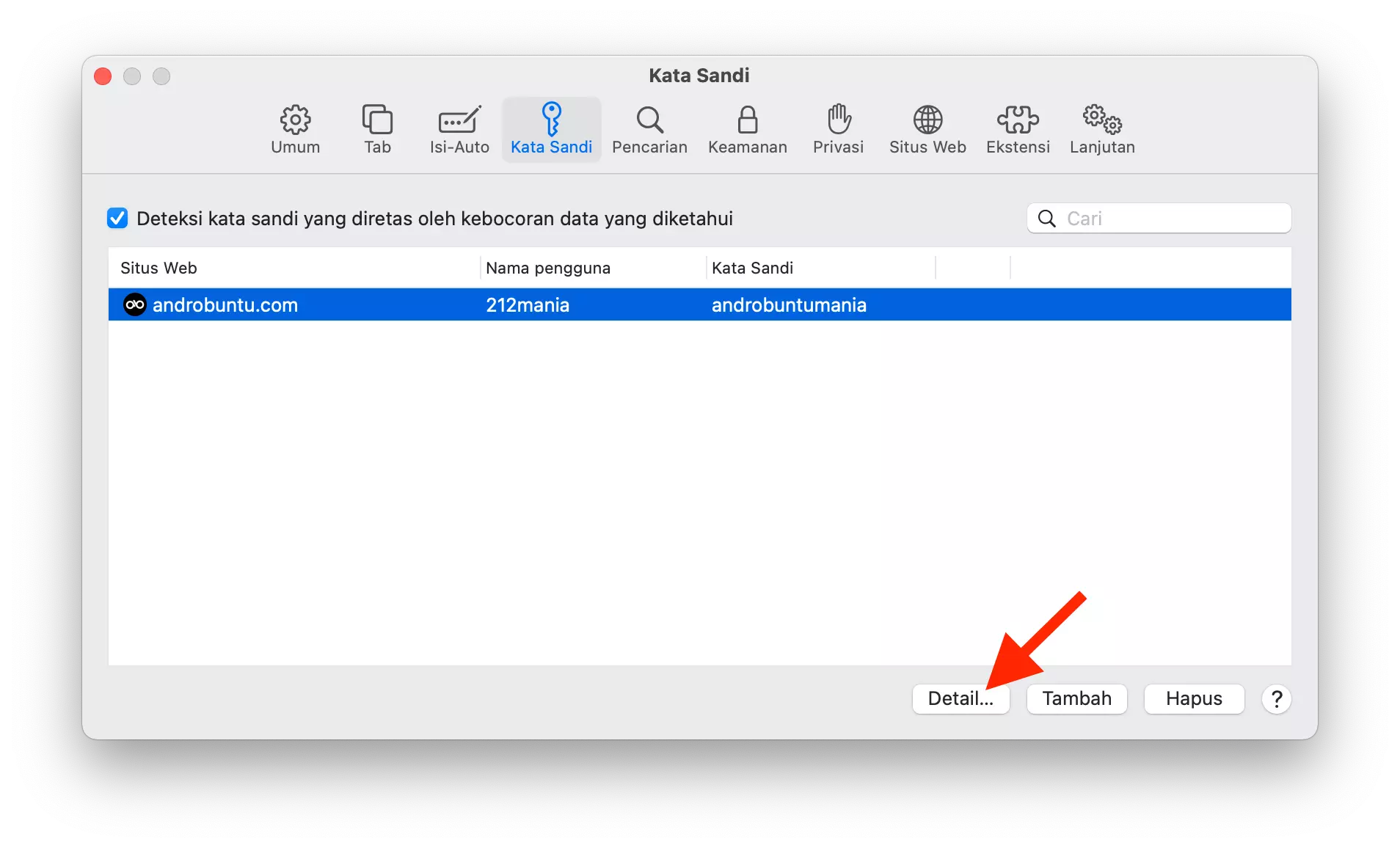 Cara Melihat Password yang Tersimpan di Safari di Mac by Androbuntu 4