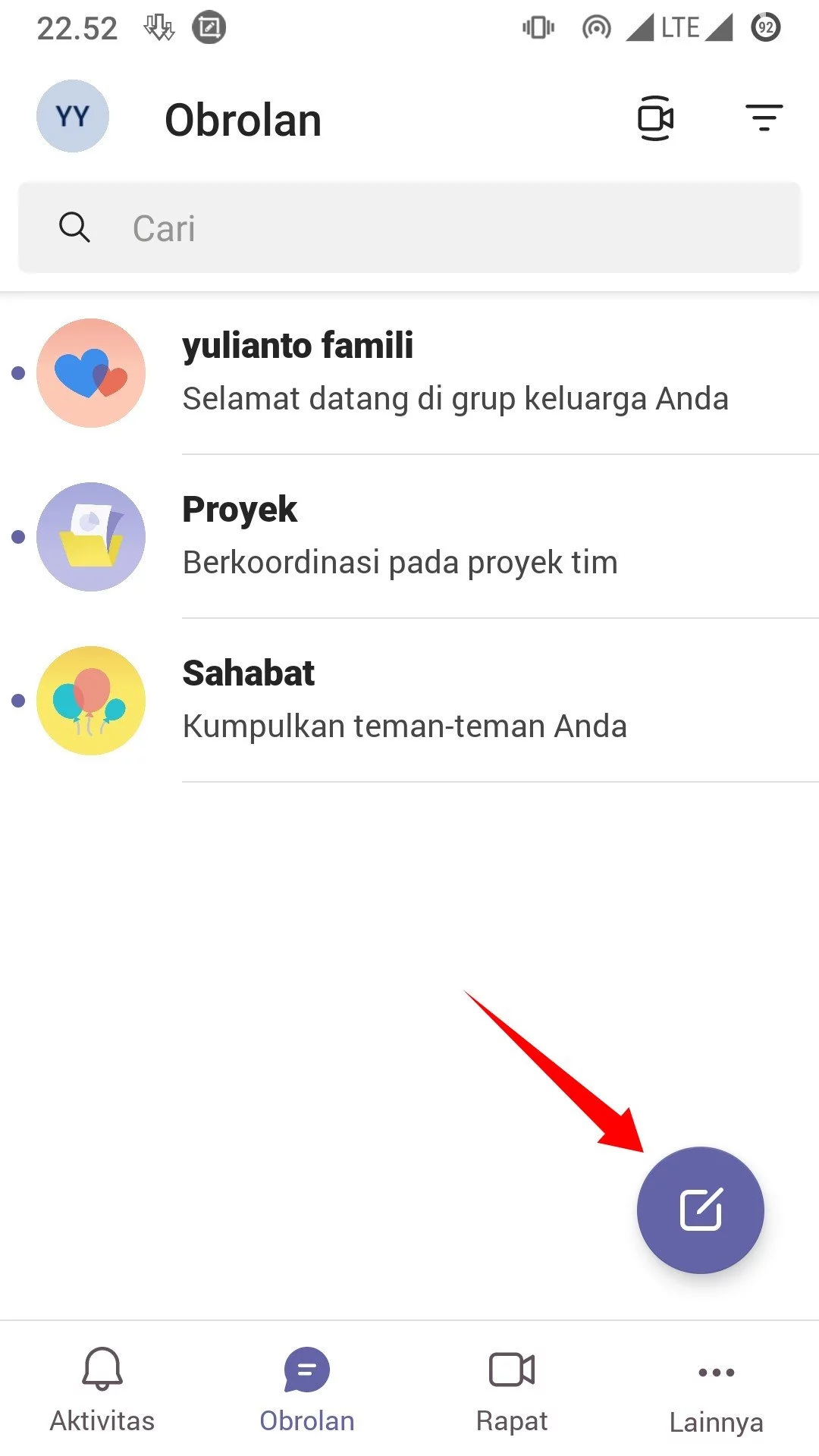 Cara Membuat Grup di Microsoft Teams by Androbuntu 1