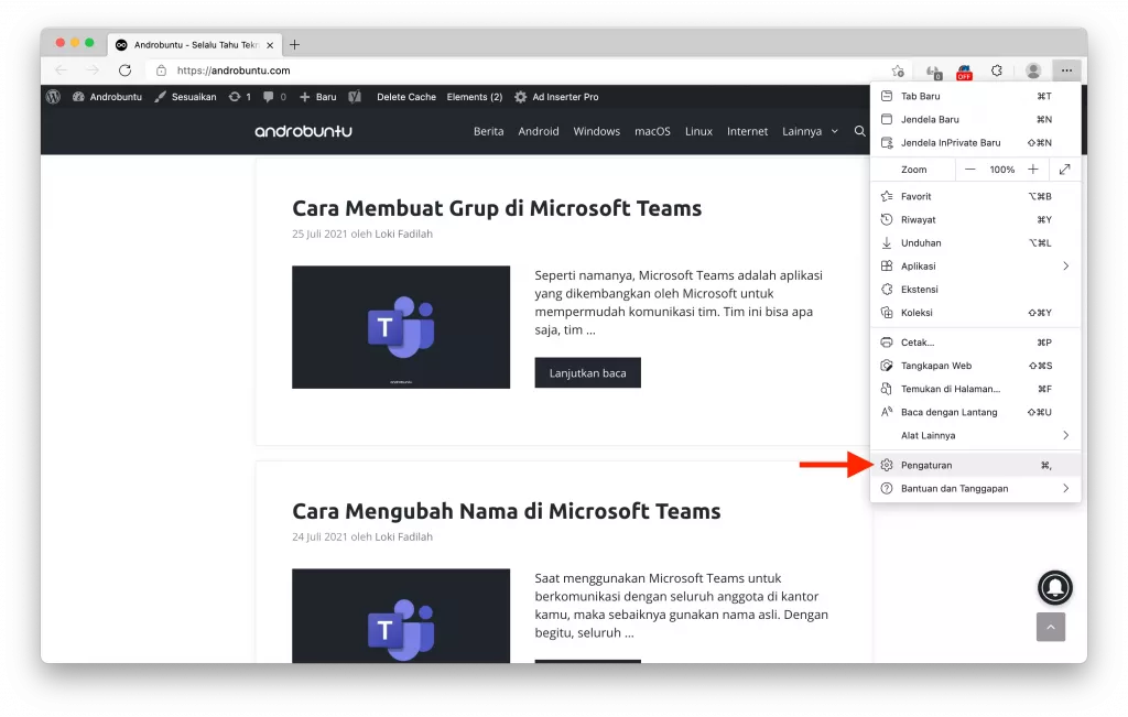Cara Mengganti Tema Microsoft Edge by Androbuntu 2