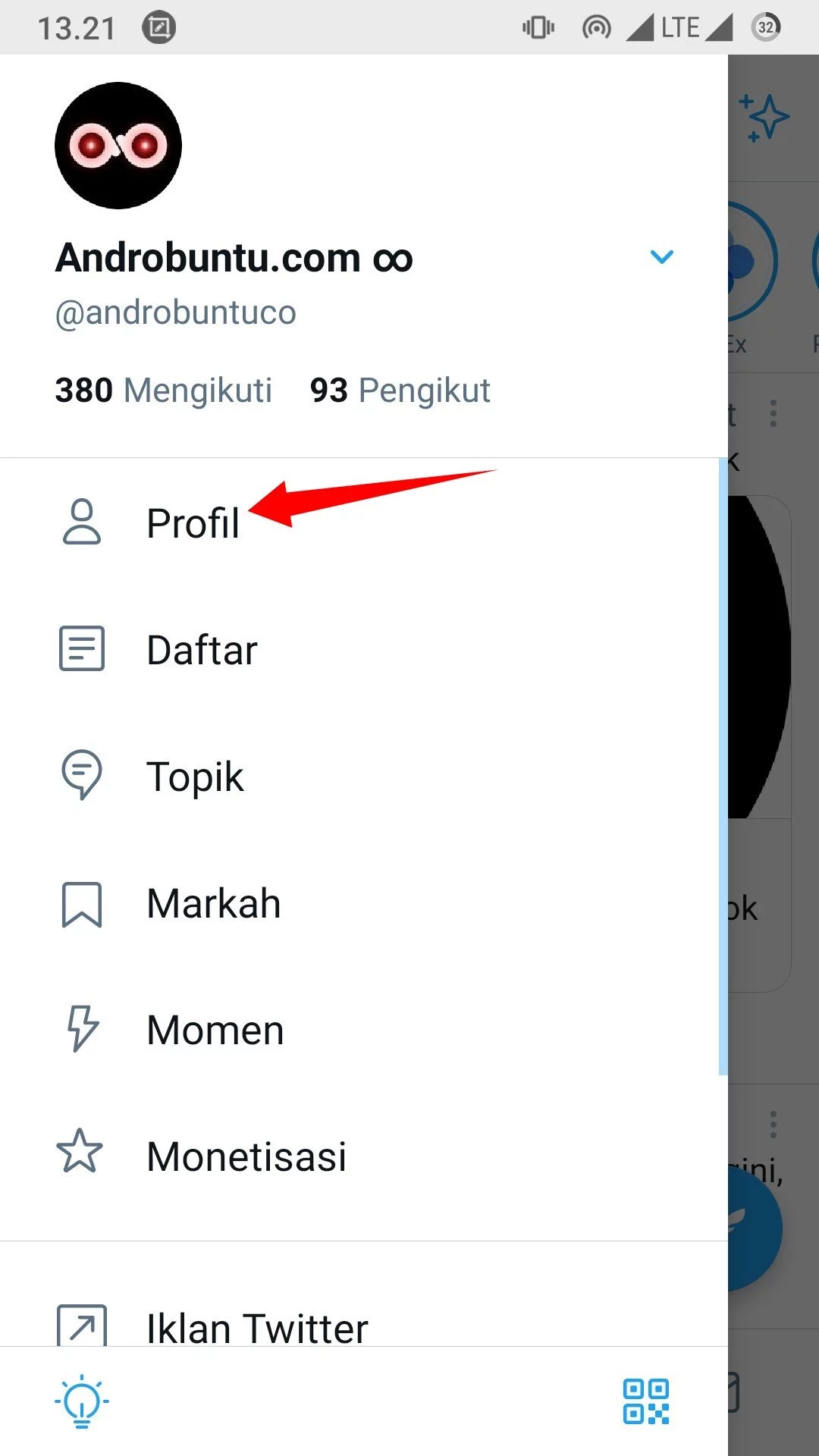 Cara Menyematkan Tweet di Profil Twitter by Androbuntu 3