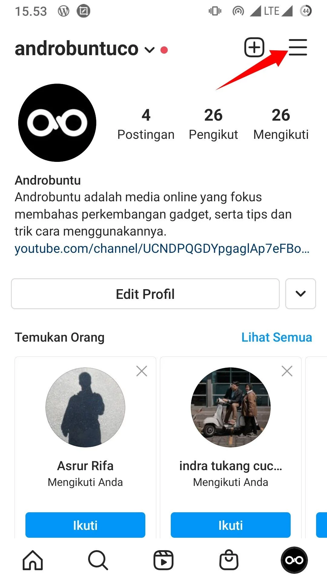 Cara Menyembunyikan Jumlah Suka dan Tayangan di Instagram by Androbuntu 3