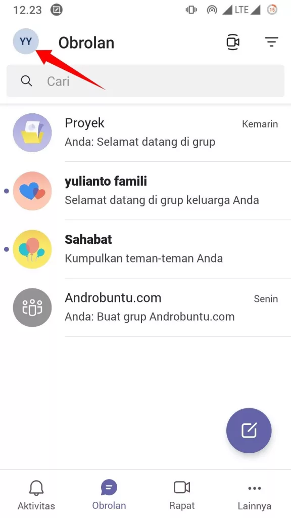 Cara Menyembunyikan Laporan Pesan Dibaca di Microsoft Teams by Androbuntu 1