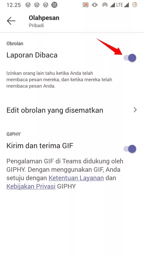 Cara Menyembunyikan Laporan Pesan Dibaca di Microsoft Teams by Androbuntu 4