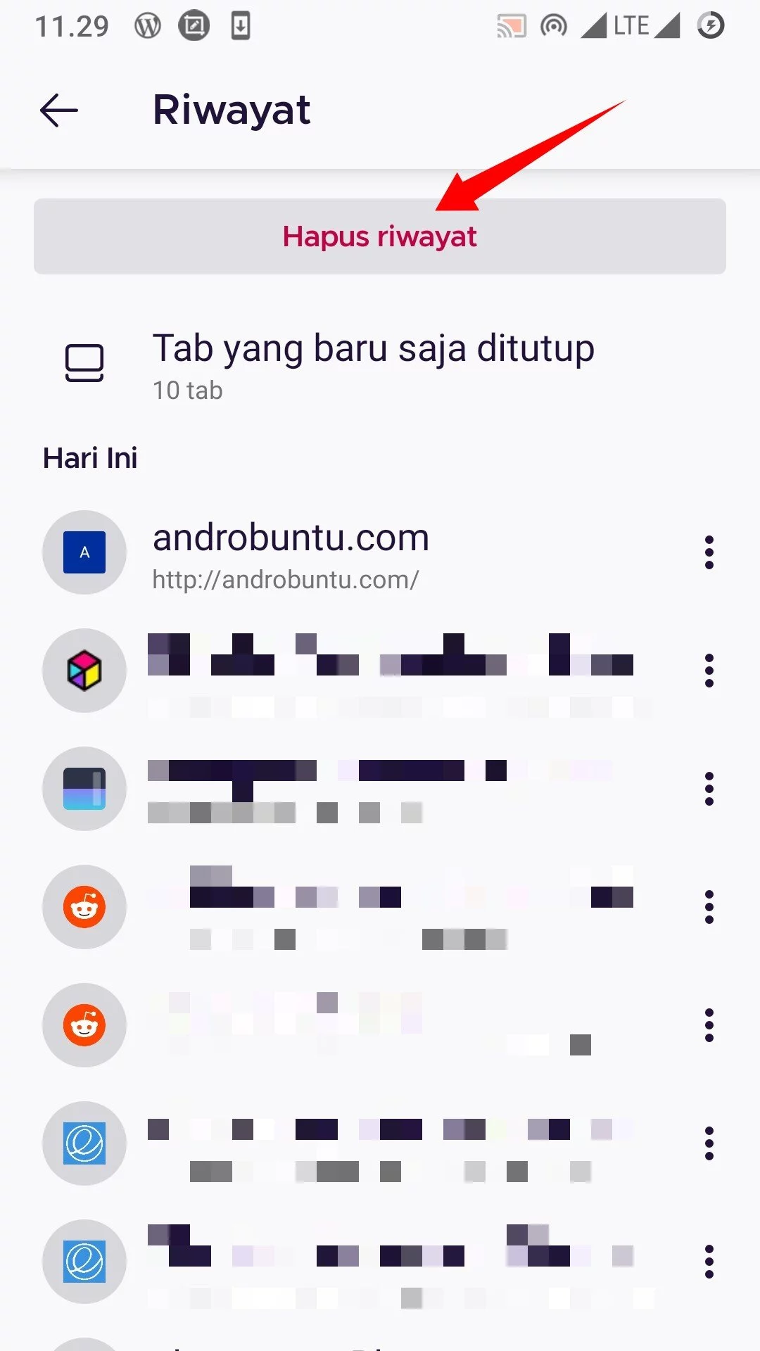 Riwayat Penelusuran di Firefox by Androbuntu 6