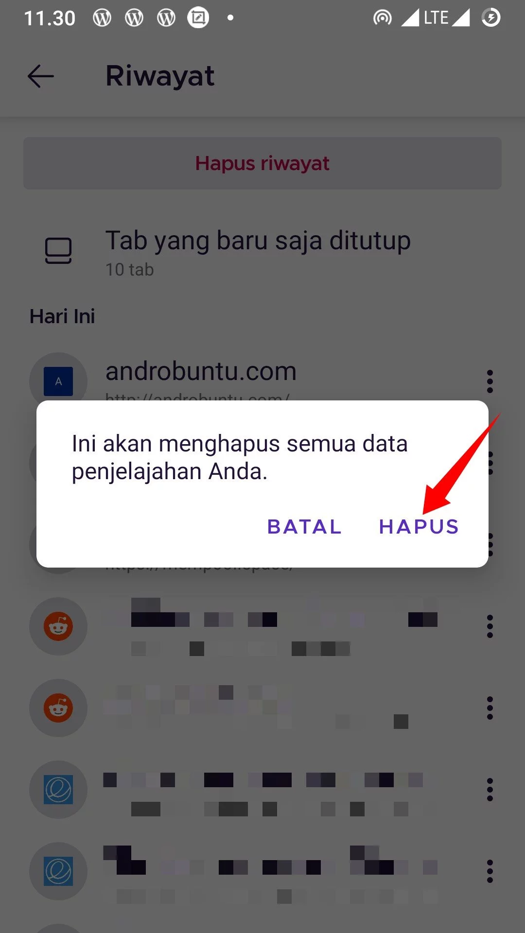 Riwayat Penelusuran di Firefox by Androbuntu 7