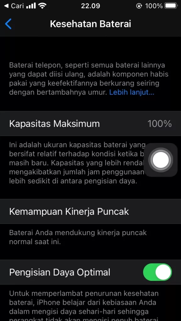 Cara Mengetahui Kesehatan Baterai iPhone by Androbuntu 3
