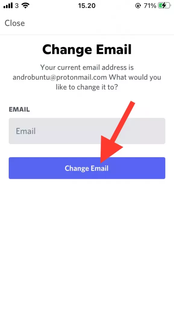 Cara Mengganti Alamat Email Discord by Androbuntu 4