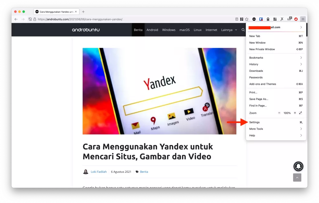 Cara Mengganti Folder Download di Firefox by Androbuntu 2