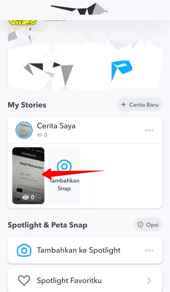 Cara Menyimpan Foto dari Snapchat ke Galeri by Androbuntu 3