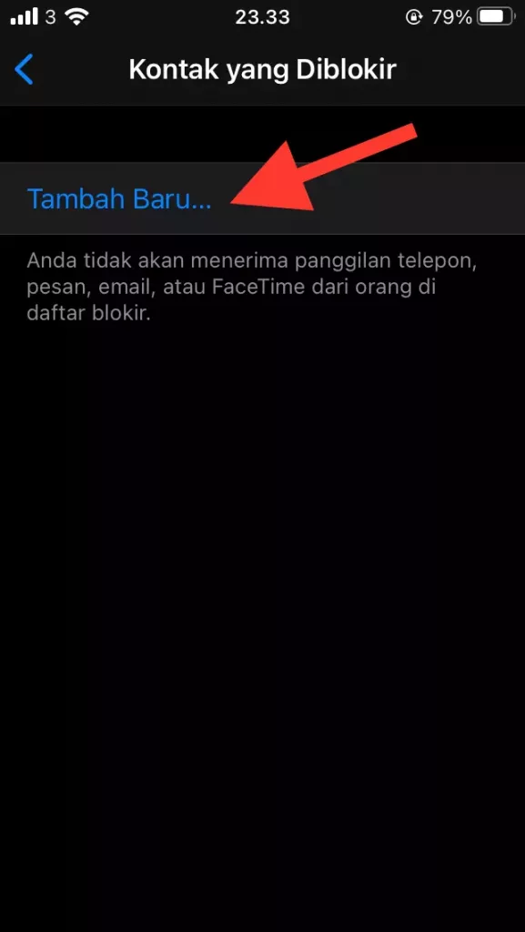 Cara Blokir Nomor HP di iPhone by Androbuntu 3