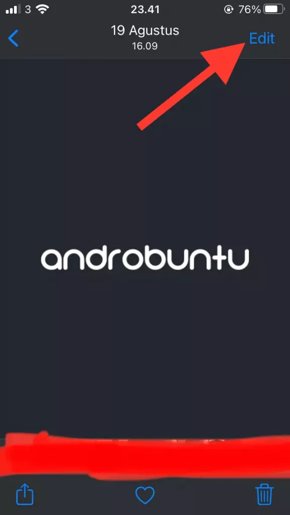 Cara Memotong Foto di iPhone dan iPad by Androbuntu 1
