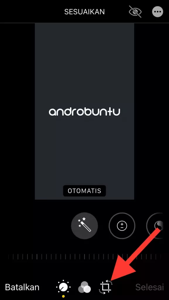 Cara Memotong Foto di iPhone dan iPad by Androbuntu 2
