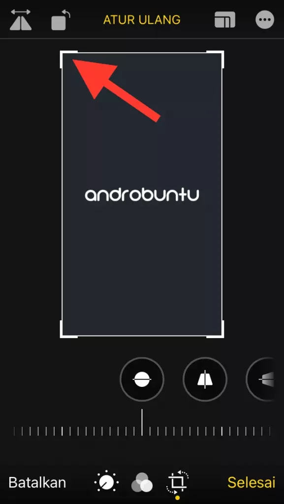 Cara Memotong Foto di iPhone dan iPad by Androbuntu 4