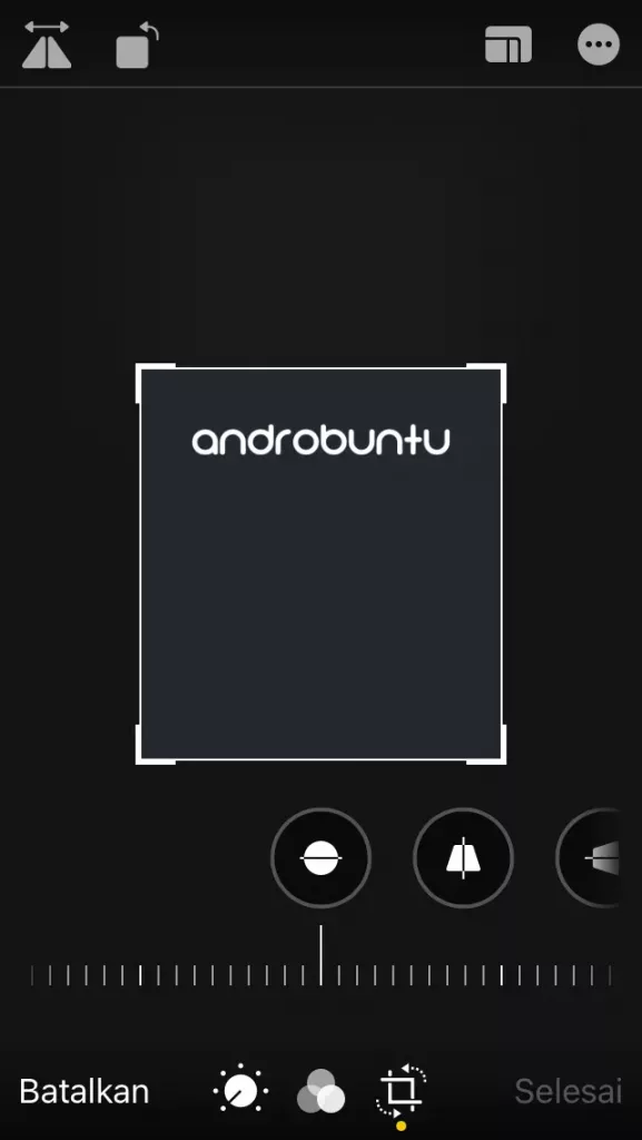 Cara Memotong Foto di iPhone dan iPad by Androbuntu 5