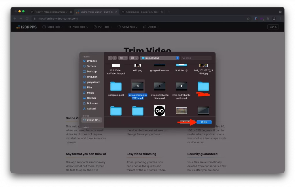 Cara Memotong Video Secara Online by Androbuntu 2