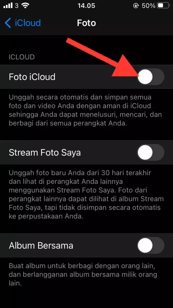 Cara Mencadangkan Foto Secara Otomatis ke iCloud di iPhone dan iPad by Androbuntu 4