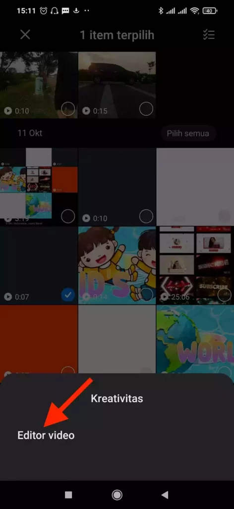 Cara Menggabungkan Video di HP Xiaomi by Androbuntu 2