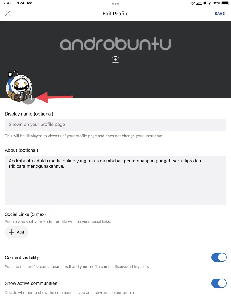 Cara Ganti Avatar Reddit by Androbuntu 4