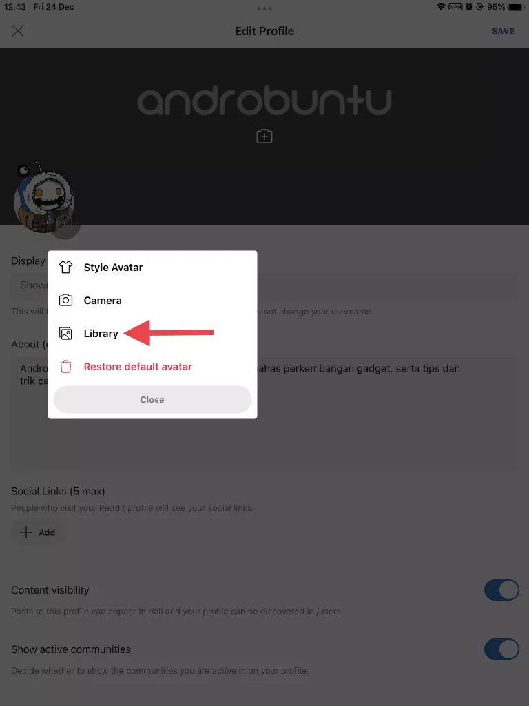 Cara Ganti Avatar Reddit by Androbuntu 5