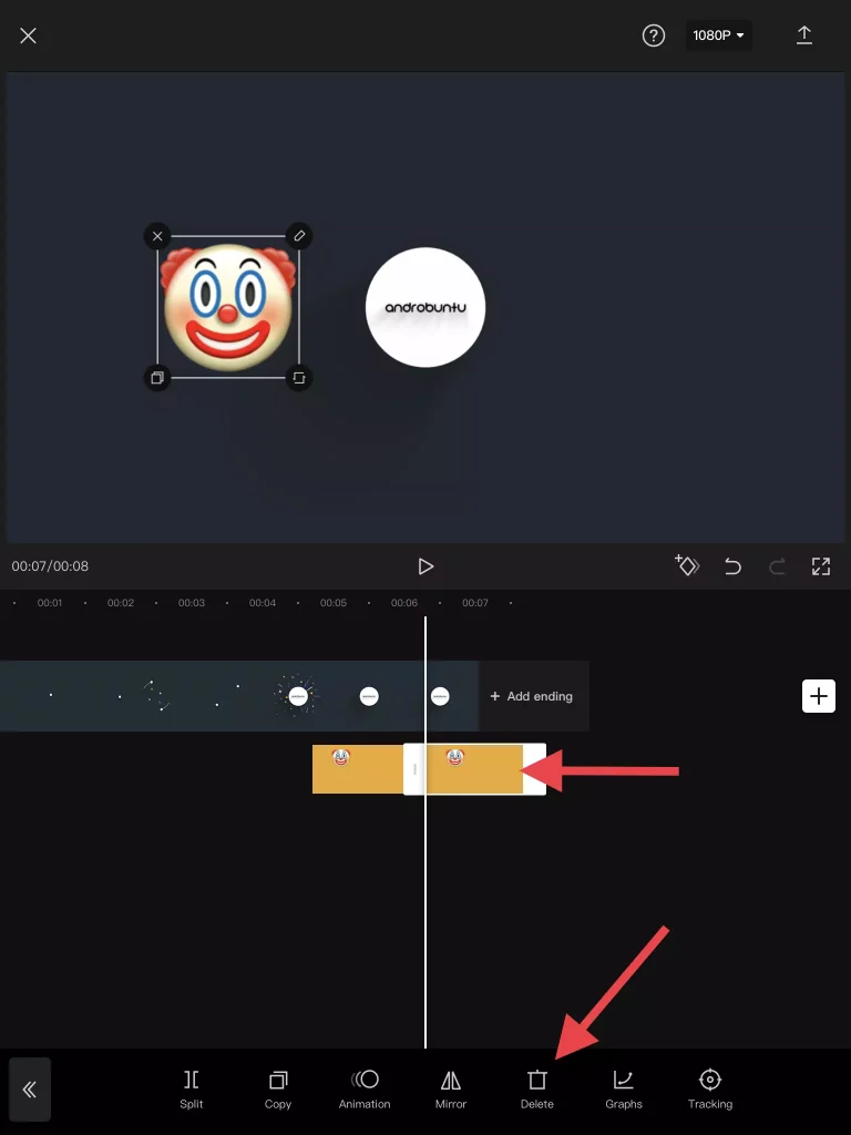 Cara Menambahkan Stiker ke Video di CapCut by Androbuntu 7