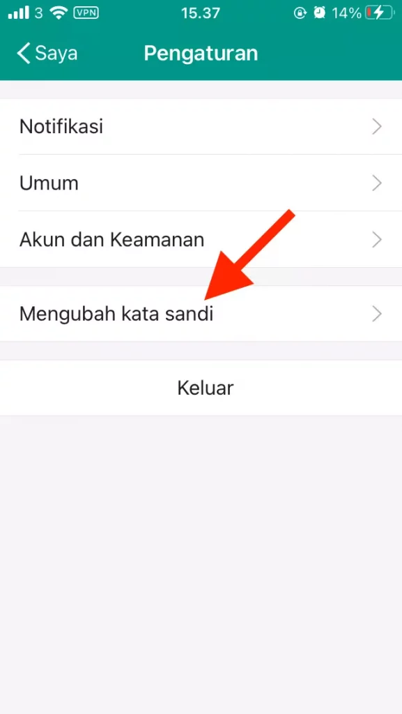 Cara Mengubah Password MiChat by Androbuntu 3