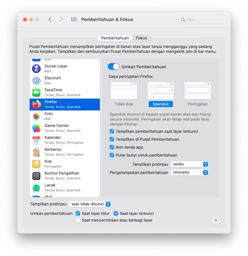 Cara Menonaktifkan Notifikasi Aplikasi di Mac by Androbuntu 3