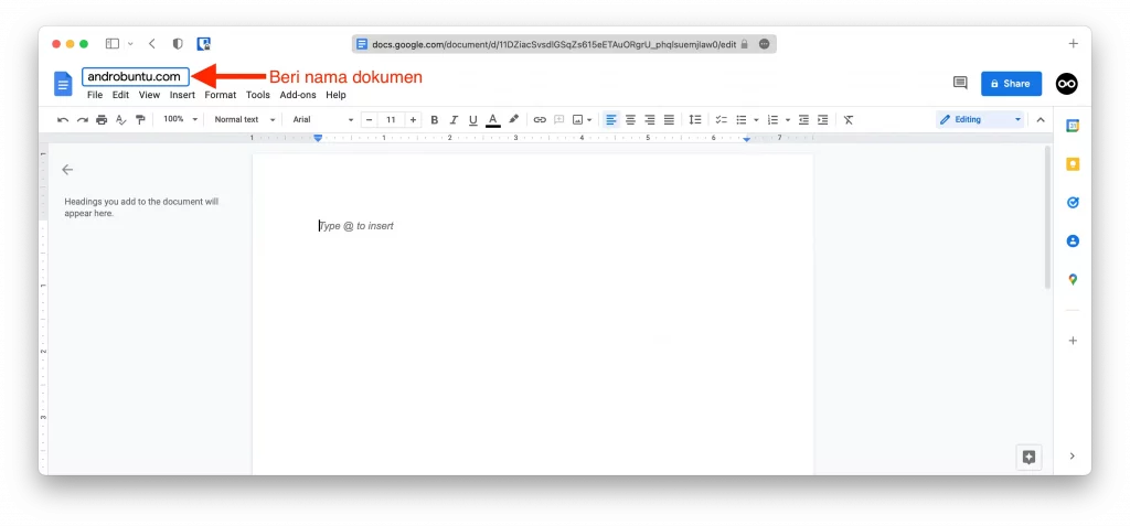 Cara Agar Google Docs dapat Diakses Semua Orang by Androbuntu 2