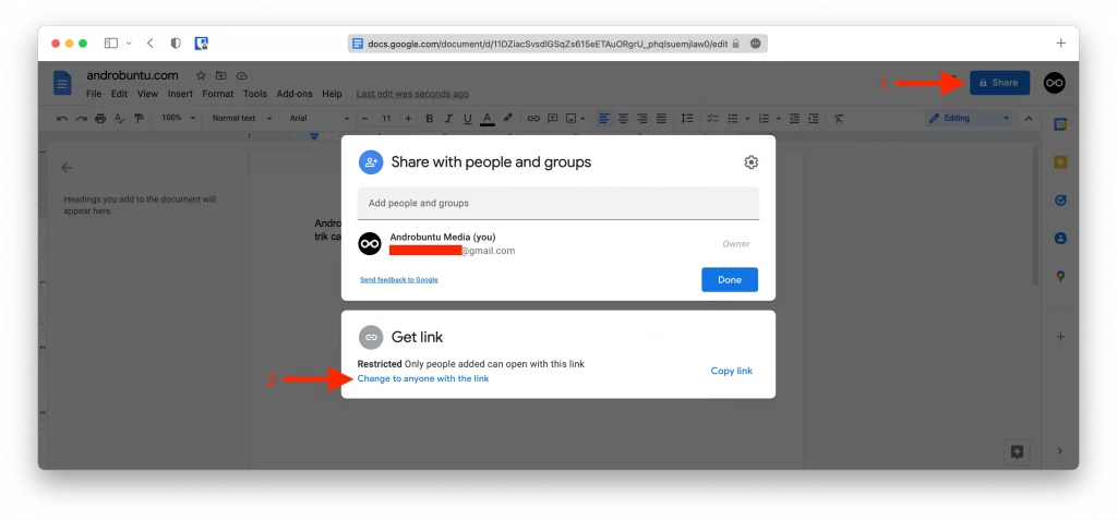 Cara Agar Google Docs dapat Diakses Semua Orang by Androbuntu 4