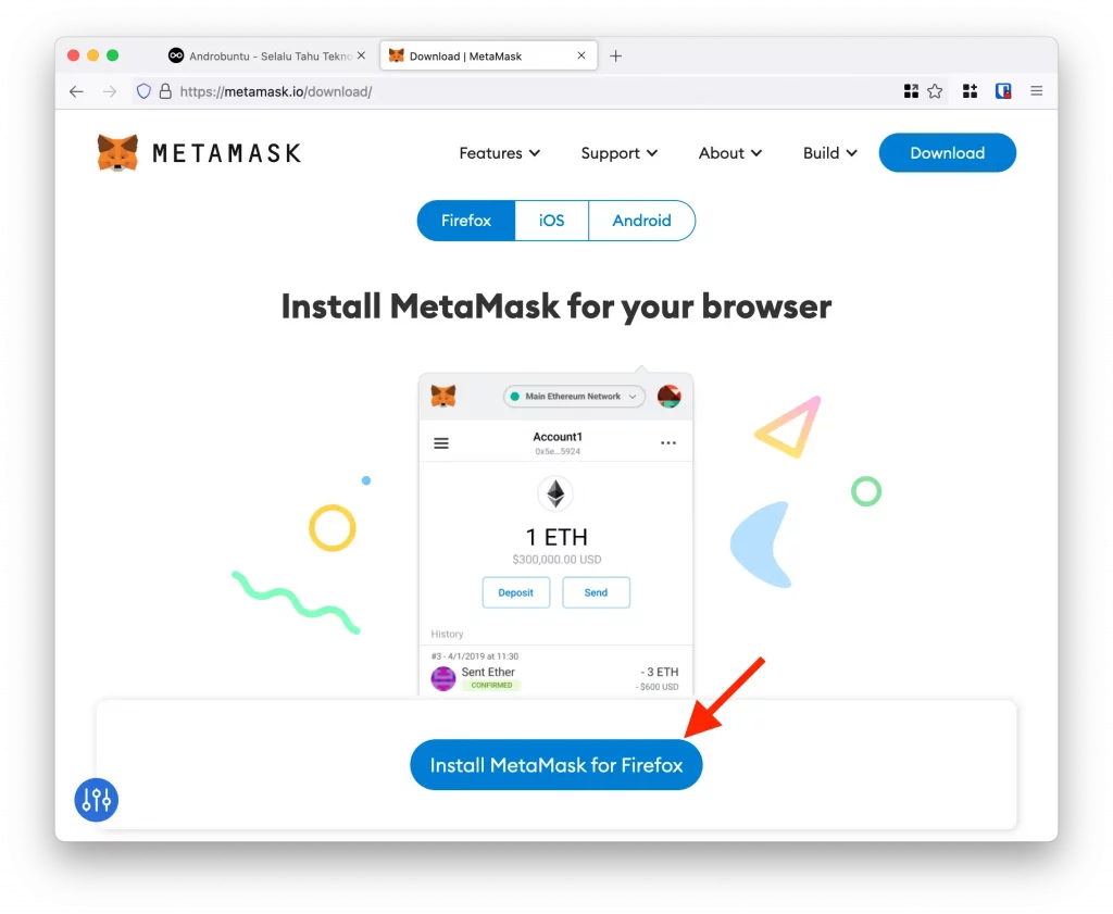 Cara Memasang MetaMask by Androbuntu 1