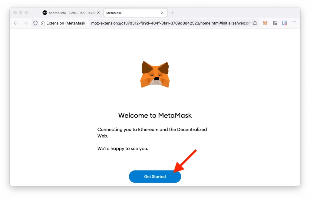 Cara Memasang MetaMask by Androbuntu 3