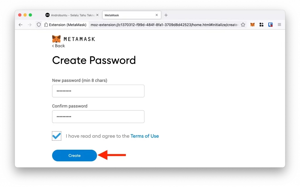 Cara Memasang MetaMask by Androbuntu 6