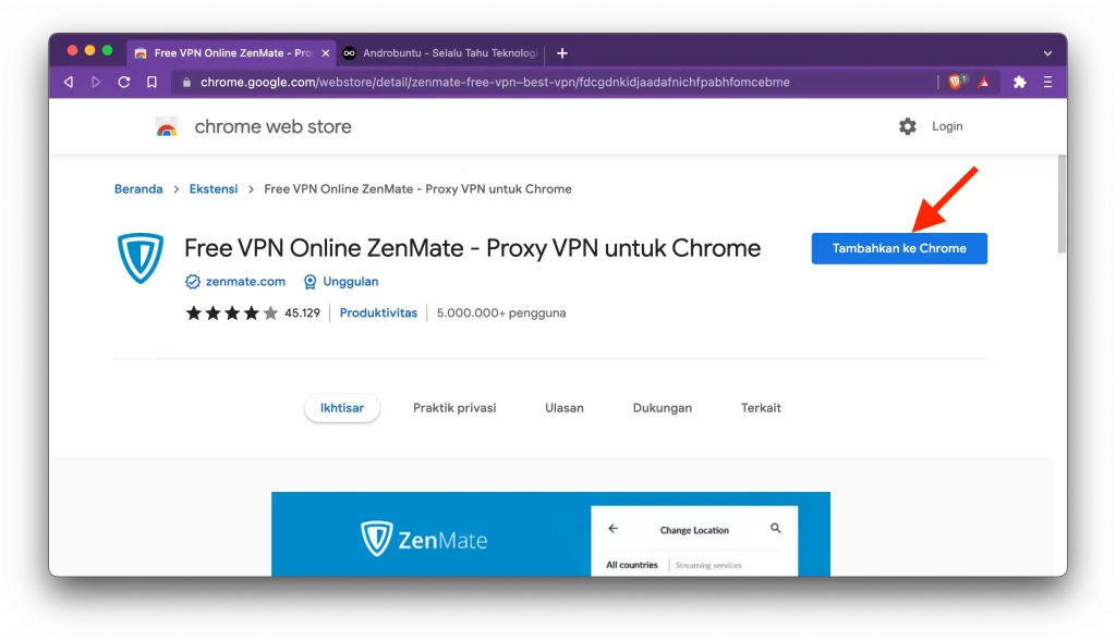 Cara Menggunakan VPN di Google Chrome by Androbuntu 3