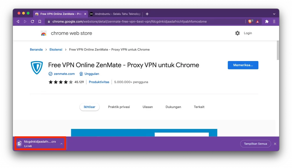 Cara Menggunakan VPN di Google Chrome by Androbuntu 5