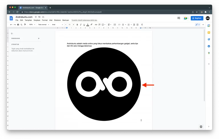 Cara Memasukkan Gambar di Google Docs by Androbuntu 3