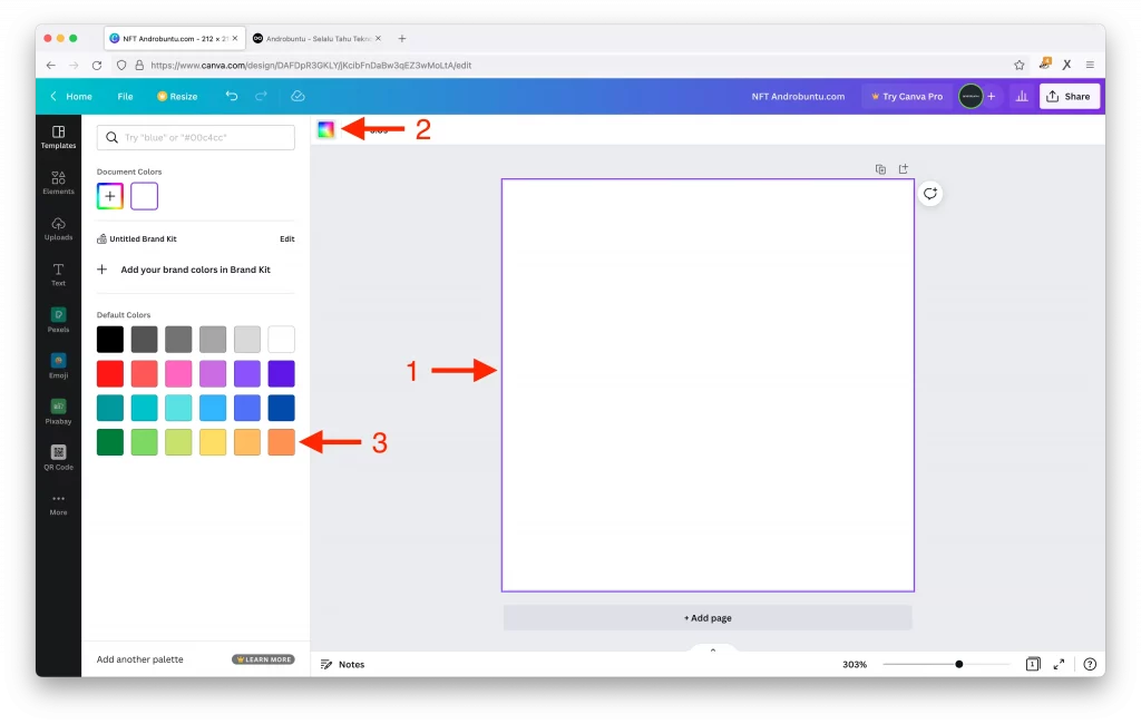 Cara Membuat Gambar NFT di Canva by Androbuntu 3