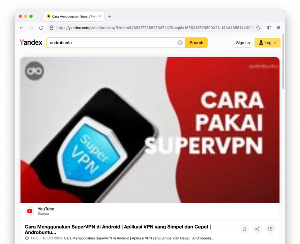 Cara Menonton Video di Yandex by Androbuntu 4