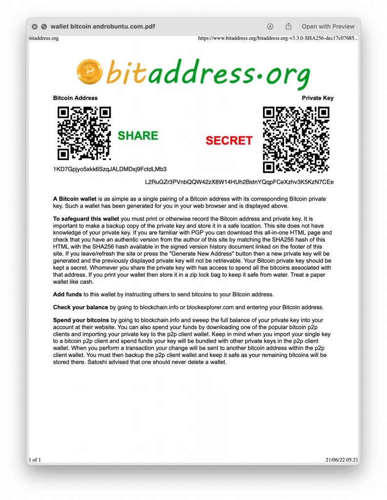 Cara Menyimpan Bitcoin di Flashdisk by Androbuntu 7