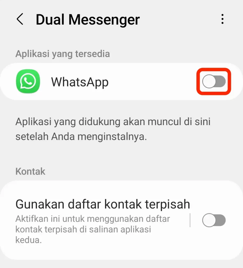 Cara menginstal WhatsApp di Android 4 Samsung Mobile 2