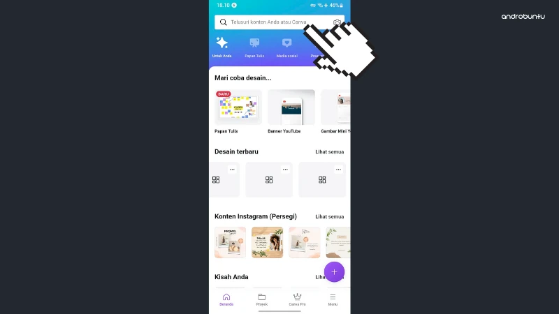 Cara Membuat Banner YouTube di Canva by Androbuntu 1