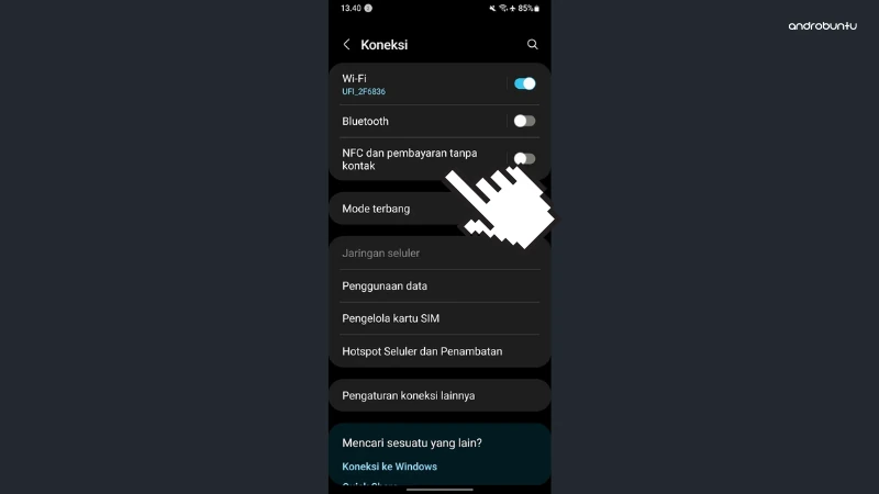 Cara Mengaktifkan NFC di HP Samsung by Androbuntu 2