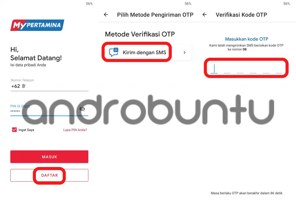 Cara Daftar Aplikasi My Pertamina by Androbuntu 2